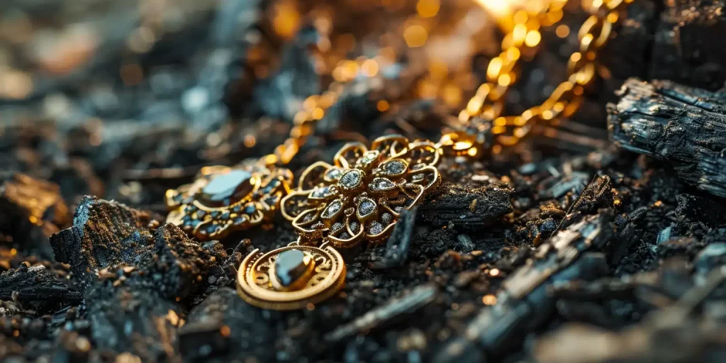 gold and diamond jewelry can survive a house fire